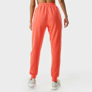 Pantalón de chándal para mujer, pantalones Cargo de chándal naranja con cintura alta elástica, pantalones de chándal holgados informales para mujer para correr para invierno - Product Image 2