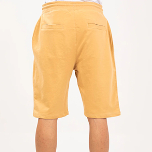 Pantalones cortos transpirables de longitud larga para hombre, pantalones cortos de Hip Hop de cintura media con logotipo serigrafiado personalizado 100% algodón polar - Product Image 5