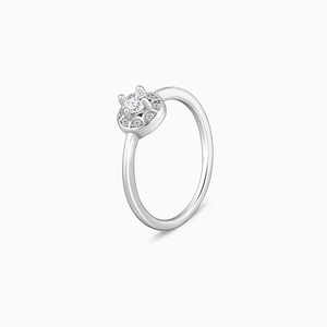 Bague en argent avec diamant Lovely Moments - Product Image 1