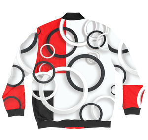 Chaquetas de bombardero de sublimación transpirables unisex Chaquetas de bombardero de calle con estampado completo de alta calidad de OVERSEAS SPORTS - Product Image 4