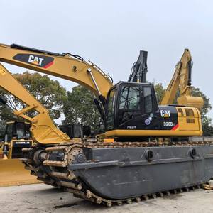 Excavadora Caterpillar 320D2L usada de 20 toneladas, excavadora terrestre y acuática Cat, excavadoras anfibias originales de Japón en stock. - Product Image 1