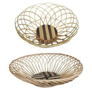 Récipient pour fruits et légumes design fait à la main Panier de rangement pour fruits fini brillant Conception créative écologique pour panier de rangement - Product Image 3