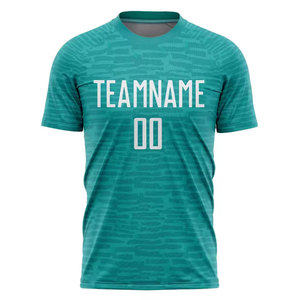 Maillot de sport sublimé à col rond, toucher doux, maille légère de haute qualité, manches courtes, respirant, séchage rapide, idéal pour l'été et les activités sportives - Product Image 1