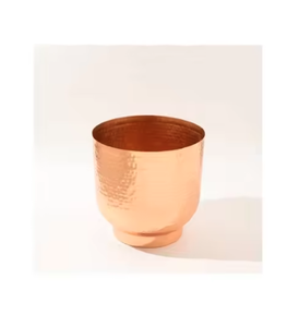 Maceta de Metal antiguo de inspiración contemporánea con diseño resistente para una exhibición elegante de flores y plantas Maceta decorativa para interiores - Product Image 6