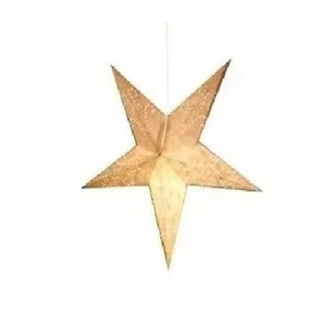 Adorno de árbol de Navidad de Metal 2025 antiguo, decoración de estrella de alambre superior, decoración de estrella dorada para árbol de Navidad - Product Image 4