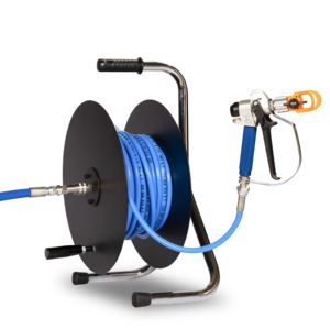 ม้วนสายยาง TECNOVER พร้อมสายลมไร้อากาศยาว 30 เมตร พร้อมข้อต่อเร็วสแตนเลส - Product Image 1