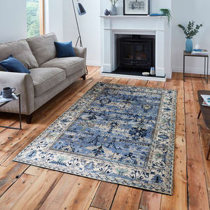 Adiva, alfombra turca hecha a máquina, lavable, con respaldo de algodón, antideslizante, exportación al por mayor de Gaziantep para uso doméstico - Product Image 2