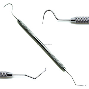 Explorador Dental, Raspador de Sarro, Sonda Periodontal de Acero Inoxidable, Removedor de Cálculos, Instrumento Dental para Higiene Bucal - Product Image 1