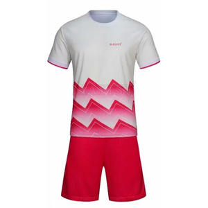 เครื่องแบบฟุตบอลสไตล์เรโทรของผู้ชายผ้าโพลีเอสเตอร์แห้งเร็วออกแบบโลโก้ได้ตามต้องการฤดูร้อนขนาดสำหรับผู้ใหญ่ - Product Image 2