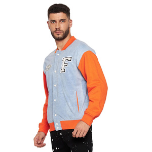 ¡Novedad de 2024! Chaquetas universitarias personalizadas con parches personalizados y cuello levantado bordado para invierno al aire libre, gran oferta - Product Image 5