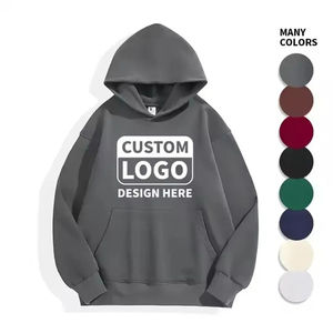 Tallas grandes OEM personalizado sudaderas con capucha pulóver polar 100% algodón mezclado forrado Unisex logotipo personalizado peso pesado mujeres ropa deportiva de gran tamaño - Product Image 5