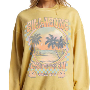 Sudaderas Ecológicas de Poliéster/Algodón para Mujer, Nuevo Diseño, Ropa Casual, Color Sólido, Transpirable, Estampado, Lavado Ácido - Product Image 4