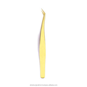 Offre Spéciale pince à cils antistatique dorée pour extension de cils beauté et soins personnels pince à cils - Product Image 6
