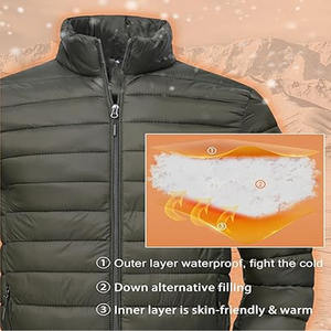 Chaqueta acolchada brillante para hombre, nueva llegada, chaqueta acolchada con burbujas, chaquetas acolchadas con burbujas de estilo a la moda - Product Image 4