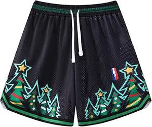 Pantalones Cortos Deportivos de Baloncesto para Hombre, Pantalones Cortos de Malla con Estampado Gráfico para Entrenamiento, Gimnasio, Ejercicio y Running - Product Image 2