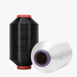 เส้นด้ายโพลีเอสเตอร์สีขาวและสีดำเมทัลลิกผ้าสแปนเด็กซ์ประเภท MS & ST - Product Image 3