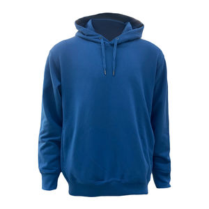 Sudadera con capucha lisa de algodón con logotipo personalizado para hombre, Sudadera con capucha de doble capa, ropa de calle, Jersey, sudaderas básicas deportivas informales - Product Image 1