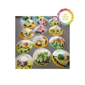 หมวกทรงกรวยที่มีน้ำหนักเบาทำจากไม้ไผ่และใบปาล์มที่สมบูรณ์แบบสำหรับกิจกรรมทางวัฒนธรรมงานเฉลิมฉลองแบบดั้งเดิมและการแสดงบนเวที - Product Image 2