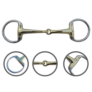 Durable de alta calidad de acero inoxidable Horse Bits Equipo de entrenamiento de color sólido para montar al aire libre Suministros ecuestres en venta - Product Image 5