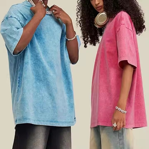 เสื้อยืดผ้าฝ้ายลายนูนใช้ได้ทั้งชายและหญิงระบายอากาศได้ดีมีโลโก้และออกแบบได้ตามต้องการ100% ออกแบบได้ตามต้องการ - Product Image 1