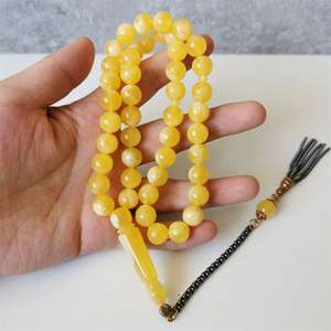 Cuentas de Tasbih Vintage de Alta Calidad, Accesorio de Oración Elegante y Unisex para el Islam Clásico - Product Image 3