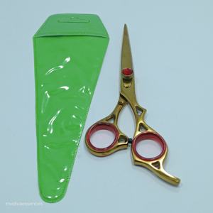 Haute qualité nouveauté or Rose ciseaux de coupe de cheveux professionnel en acier inoxydable rasoir bord coupe de cheveux ciseaux - Product Image 1