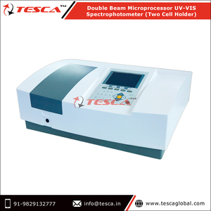 Microprocesador de doble haz, tecnología avanzada, UV-VIS, espectrofotómetro (soporte de dos celdas) con Software de la India - Product Image 2