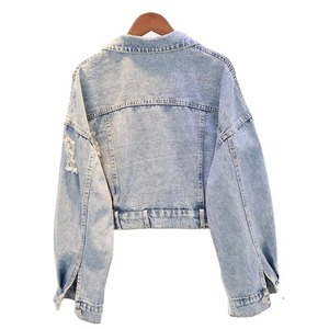 Veste en jean matelassée respirante de haute qualité, tendance et à bas prix pour femmes, automne-hiver - Product Image 2