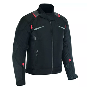 Diseño personalizado Pakistán hizo a prueba de viento impreso chaqueta de la motocicleta con protectores Biker Textile Unisex Touring Jacket - Product Image 2
