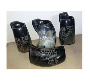 Nueva Llegada, Taza de Cuerno de Búfalo, Auténtica, 100% Original, Pulida, Taza de Cerveza de Cuerno de Búfalo - Product Image 4