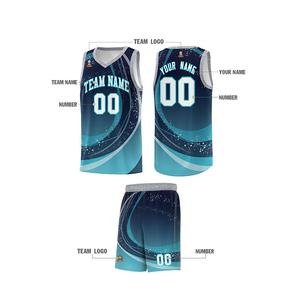 Maillot de basketball personnalisé en gros pour usine, maillot d'équipe unisexe 100 % polyester respirant à séchage rapide, brodé/imprimé sur mesure - Product Image 3