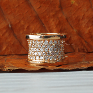 Anillo de Boda Minimalista con Diamante Cultivado en Laboratorio de 3.0 CTW, Corte Brillante, Oro Rosa, Certificado IGI CVD, para Aniversario o Regalo de Compromiso - Product Image 1