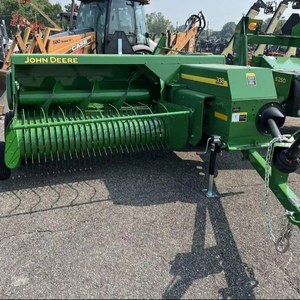 Mini presse à foin ronde bon marché machine à presser le maïs presse à balles carrées compresse de maïs ensilage de foin pressage ensacheuse à vendre