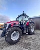 Tracteur agricole Massey Ferguson 5712 M 70HP 4 roues motrices avec cabine, tracteur utilitaire agricole pour travaux sur le terrain