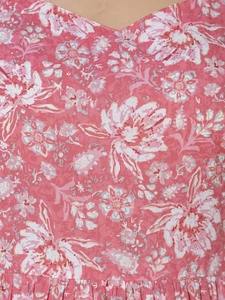 <b>Indian</b> Hand Block <b>Print</b> Cotton Boho <b>Dress</b> Floral Summer Wear Casual Beach <b>Dress</b> for Valentine's Day Gift - Product Image 5