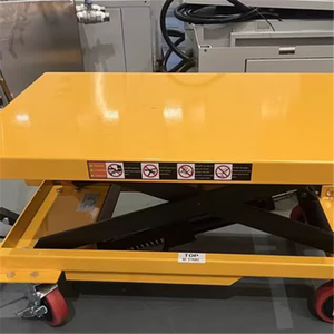 Plataforma Hidráulica Manual Móvil, Plataforma Elevadora de Tijera <span class=keywords><strong>para</strong></span> Vehículos, Plataforma Elevadora Pequeña Manual, Elevador Móvil - Product Image 5