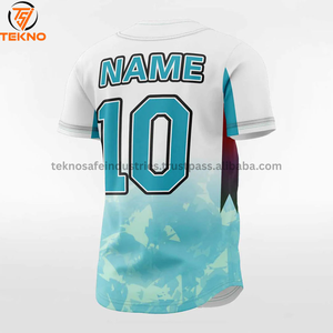 Meilleure vente Tissu doux pour hommes Maillot de baseball imprimé par sublimation Adultes Maillot de l'équipe de baseball Plus Uniformes OEM ODM entretenu - Product Image 4