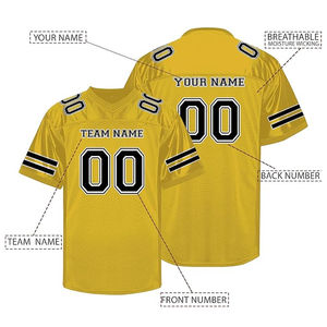 Men's Personalized American Football Jerseys Customizable <b>XL</b> Sports Uniforms with Printed Team Name Number Sports Shirts Style - Product Image 3