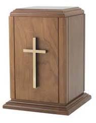 โกศไม้สไตล์อเมริกันสำหรับผู้ชายและผู้หญิงโกศไม้เผาศพสำหรับตกแต่งงานศพ - Product Image 2