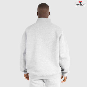 Top Trending Winter Season Low Price hoodies Wholesale Custom Design Casual Wear <b>Half</b> <b>Zip</b> <b>Sweatshirt</b> - Product Image 3