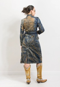 เสื้อโค้ทผ้ายีนส์ผู้หญิงระบายอากาศได้ดีเสื้อโค้ทผ้ายีนส์วินเทจแฟชั่นใส่สบาย - Product Image 5