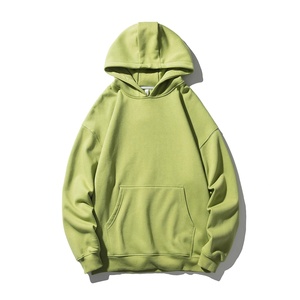 Vente en gros Impression personnalisée Pull lourd 100% coton Sweat à capuche décontracté Sweat unisexe avec poche Sweats à capuche imprimés bouffants - Product Image 4