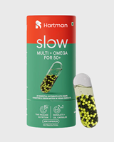 MultiOmega 50 + végétalien avec DHA, EPA et antioxydants pour le soutien des articulations, du cerveau, des yeux et du métabolisme chez les adultes de plus de 50 ans