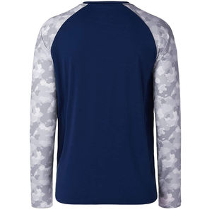 เสื้อตกปลาชายแบบกันน้ำ รุ่นใหม่ ทรงเข้ารูป คอกลม ดีไซน์ตลก พิมพ์ลายแบบซับลิเมชั่น ป้องกันแสงแดด UPF 50 ระบายอากาศได้ดี - Product Image 4