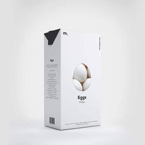 Nureskin Combia Branding Solutions 'Premium Custom Printed White Window Boxes 500g Zanahorias Huevo Embalaje Carpetas al por mayor - Product Image 1