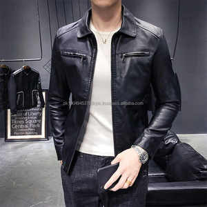 2025 Customized Top Design Men's Genuine <b>Leather</b> Bomber Cafe <b>Jacket</b> High Quality <b>Winter</b> Waseem Impex Custom Design - Product Image 3