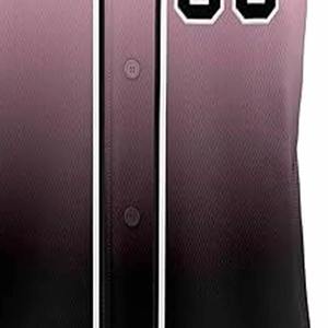 Vente flash Nouveau maillot de baseball américain cousu Couleurs personnalisées Uniformes unisexes 100% polyester Séchage rapide Respirant Équipe personnalisée - Product Image 5