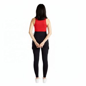 Leggings cómodos de mujer en spandex y poliéster con opciones de tamaño y color personalizadas con estampado. - Product Image 2