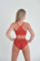 Ensemble de danse de poteau supérieur et inférieur de couleur personnalisée pour filles et femmes vêtements de performance de ballet pour la routine de compétition de pratique de fitness