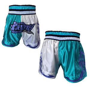 Pantalones cortos de boxeo Muay Thai para hombre, pantalones cortos de entrenamiento de 100% poliéster Muay Thai, pantalones cortos deportivos de boxeo para hombre, pantalones cortos personalizados de secado rápido Muay Thai - Product Image 1